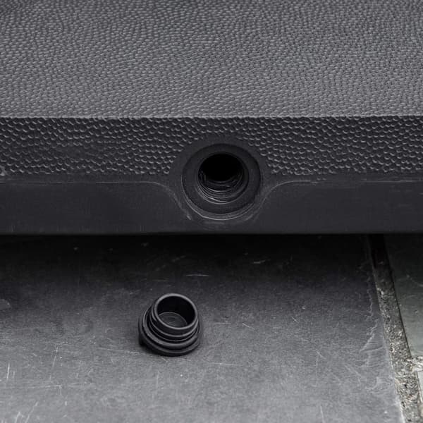 Parasollstativ Med Rulle, Kan Fylles Opp Til 20 Kg, For Paraplystenger 38/48 Mm, For Hage, Terrasse, Balkong, Svart, 45 X 45 Cm