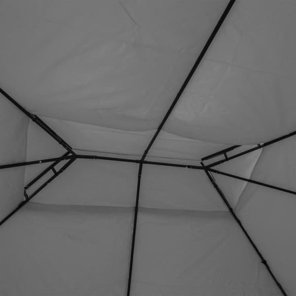 Replacement Roof Gazebo Katto Garden Gazebolle, Polyesteri, 3X4M, Vaaleanharmaa