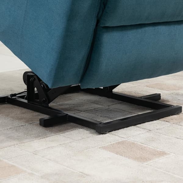 Hvilestol Elektrisk Tv-Stol Med Ståhjelp For Seniorer, Ligge- Og Sovefunksjon, Linlook, Blå, 83X89X102Cm