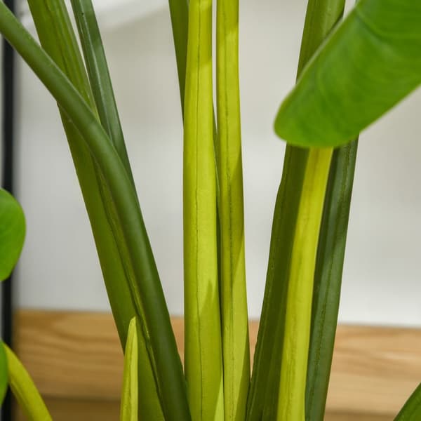 Kunstig Plante Dekorativ Stueplante I Plastpotte, Til Indendørs Og Udendørs Brug, 110 Cm, Nem At Passe
