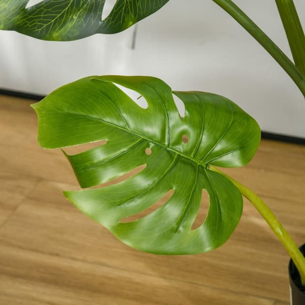 Kunstig Plante Dekorativ Stueplante I Plastpotte, Til Indendørs Og Udendørs Brug, 110 Cm, Nem At Passe