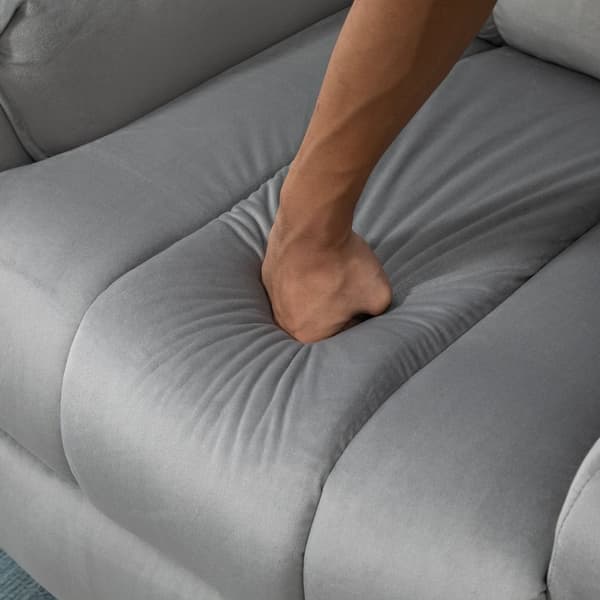 Ståhjälp, Avslappningsstol, Elektrisk Massagestol, Tv-Stol Med Liggfunktion, Sammetsliknande Polyester, Metallskum