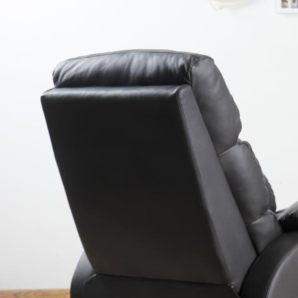 Avslapningsstol, Tv-Stol, Sofastol, Hvilestol, Vinkelskrivebord Med Cpu-Stativ, Justerbar, Ergonomisk, Kunstskinn, Brun, 75 X 92 X 99 Cm