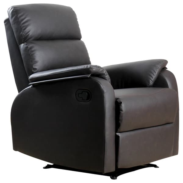 Avslapningsstol, Tv-Stol, Sofastol, Hvilestol, Vinkelskrivebord Med Cpu-Stativ, Justerbar, Ergonomisk, Kunstskinn, Brun, 75 X 92 X 99 Cm