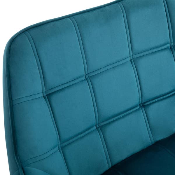 Enkel Lenestol Wing Stol Avslapningsstol, Fløyel, Hevede Ben, Fløyelslignende Polyester, Skandinavisk, Grønn, 64X62X72,5Cm