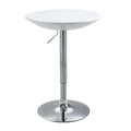 Miniatyrbilde 10 av 10: Barbord Moderne Spisebord Skrivebord Høydejustering Metall Abs Maling Hvit Ø61 X 76-97 Cm