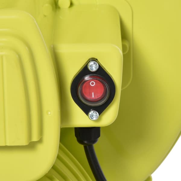450W Elektrisk Luftpumpe Hoppeslott Blåserpumpe Viftehåndtak Kontinuerlig Blåser Oppblåsbare Leker Abs