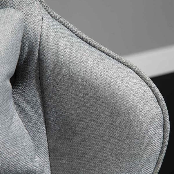 Työtuoli Tietokonetuoli Kääntyvä Tuoli Ergonominen Irrotettava Pää Ja Ristiselän Tyyny Keinutoiminto Harmaa 73X57X127-135 Cm