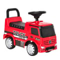 Pikkukuva 1 / 8: Lasten Ajettava Auto Mercedes Antos -Kuorma-Automallista Valolla Lapsille 12-36 Kk Punainen + Musta 62,5X28,5X45Cm