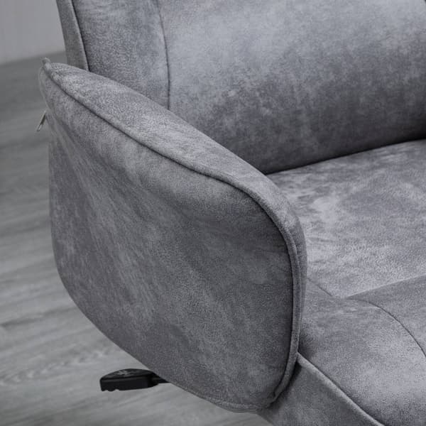 Kontorstol Moderne Skrivebordsstol Med Vippefunksjon, Høydejusterbar, Ergonomisk, 360° Svingbare Hjul