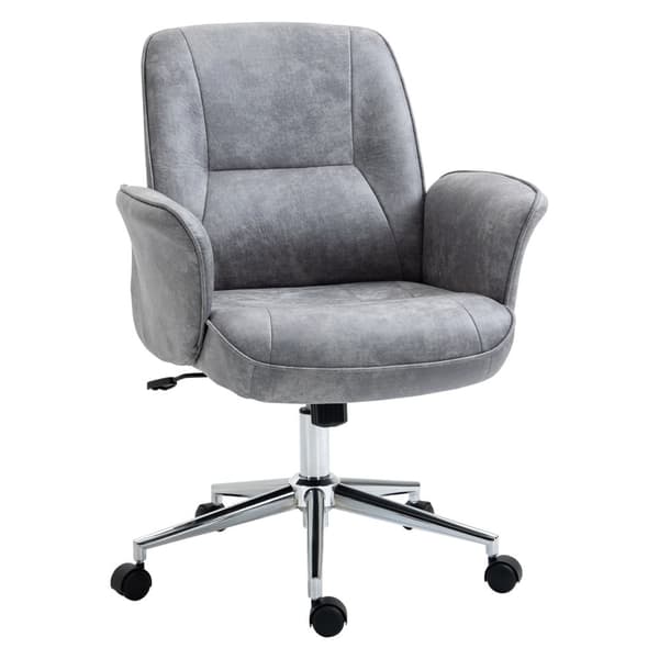 Työtuoli Moderni Pöytätuoli Keinutoiminnolla, Korkeussäädettävä, Ergonominen, 360° Kääntyvät Pyörät