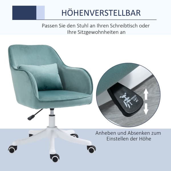 Massage Toimistotuoli Työtuoli Tärinätoiminnolla, Usb, Lannetyyny, Käsinojat, 78-86Cm