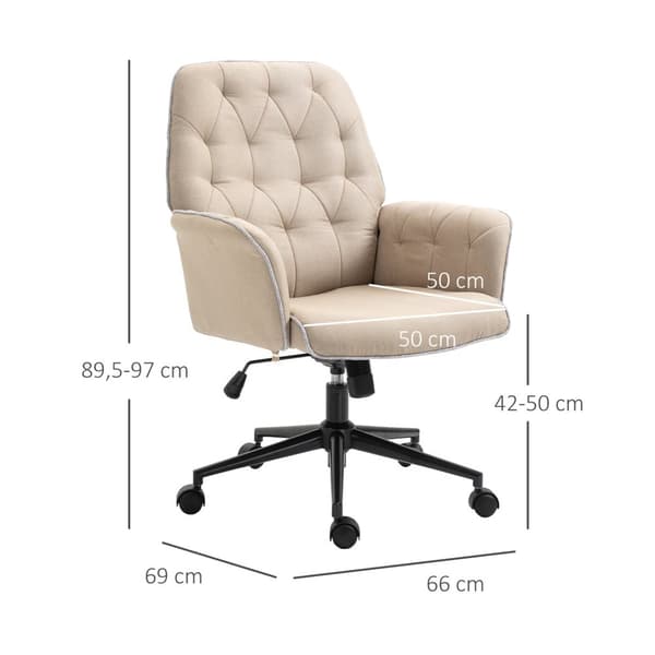 Drejestol Kontorstol Højdejusterbar Ergonomisk Rocker Funktion Skum