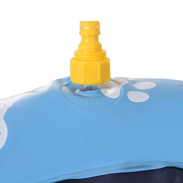 Splash Sprinkleri Pad 170Cm Spray Vesi Ominaisuus Mat Koira Vesi Sprinkleri Luistamaton Ulkokäyttöön Pvc Sininen