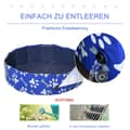 Miniatyrbilde 7 av 10: Hundebadekar Sammenleggbart Hundebasseng Badekar Vannbasseng Hunder/Katter Ø80X20Hcm