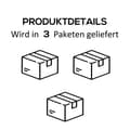 Miniatyrbillede 8 af 10: Polyrattan Siddesæt Til 4 Personer, Havesæt, Sofasæt, Havemøbelsæt, Lounge, Metal, Luksus, Sort