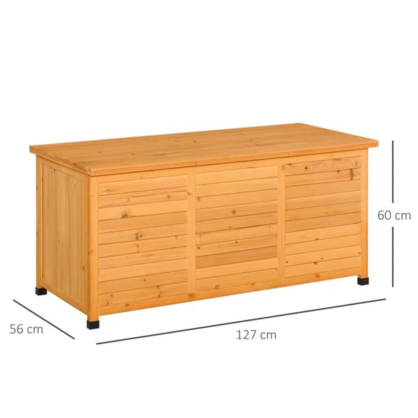 Hageskap, Redskapsbod, Vannavstøtende Grantre, Slitesterk, Stor Plass, 127 X 56 X 60 Cm, Gul