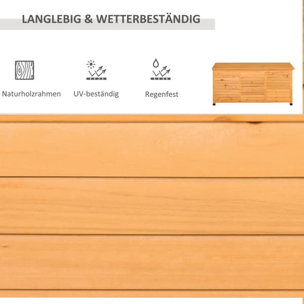 Hageskap, Redskapsbod, Vannavstøtende Grantre, Slitesterk, Stor Plass, 127 X 56 X 60 Cm, Gul