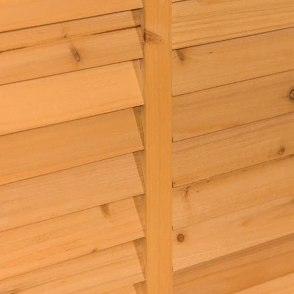 Hageskap, Redskapsbod, Vannavstøtende Grantre, Slitesterk, Stor Plass, 127 X 56 X 60 Cm, Gul
