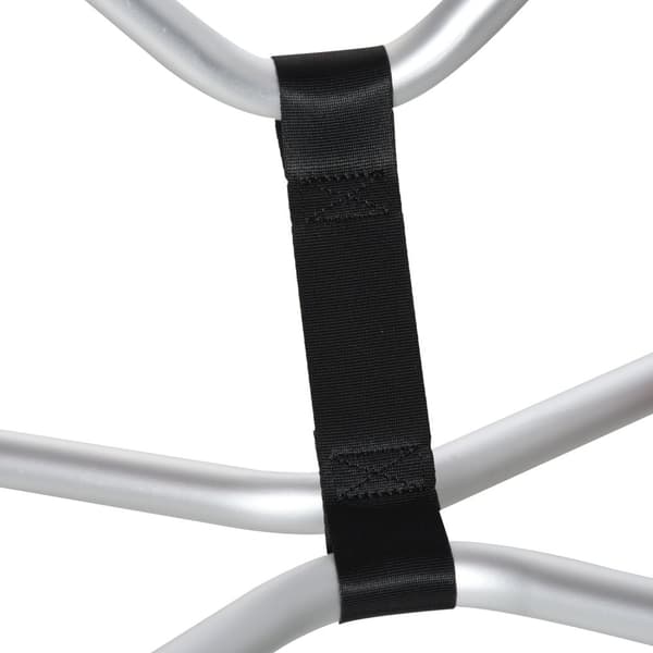 Kajakkvogn, Aluminiumsbåtvogn, Sammenleggbar, Transportvogn Med Pu-Dekk, Sølv, Opptil 75 Kg, 75X43X46 Cm