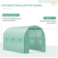 Miniatyrbilde 5 av 10: Polyetylenfilm 3X2X2M Erstatningsfilm Med 6 Vinduer For Hagetunnel Drivhusfilm Tunneldrivhusfilm Hagefilm Laget Av Polyetylen
