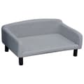 Miniatyrbillede 1 af 8: Hundesofa Stilfuld Pet Sofa Med Betræk & Træben, 82X54X36Cm