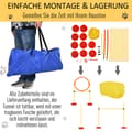 Miniatyrbillede 8 af 10: Dog Agility Hæksæt, Hundetræningssæt, Forhindringsbane, Plastik, Polyester, Gul, 128 X 23 X 9-100 Cm
