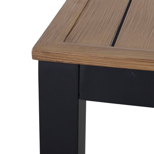 3-Delt Hagemøbelsett Med Sidebord Sofa Med Puter Utendørs Aluminium 164 X 74 X 69 Cm