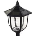 Pikkukuva 10 / 10: Aurinkoinen Aurinkopuutarhavalo Led-Puutarhalyhty 30/60 Lumenia, Muovia, Musta, Ø26,5 X K177 Cm
