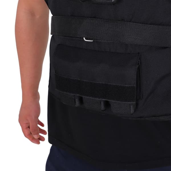 Training Vest 30Kg Painoliivi Voimaharjoitteluun, Säädettävä, Oxford+Iron, Musta, 36X52Cm