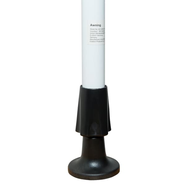 Markise, Foldearmsmarkise, Høydejusterbar Klemmemarkise, 200X150Cm, Blå/Hvit, Aluminium