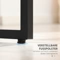 Miniatyrbillede 7 af 9: Sofabord Moderne Sidebord Sofabord Med Metalbund, Mdf, I 3 Farver