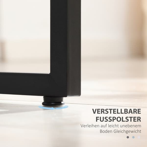 Sofabord Moderne Sidebord Sofabord Med Metalbund, Mdf, I 3 Farver