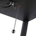 Miniatyrbilde 5 av 10: Gulvlampe Med Hyller Gulvlampe, Innvendig Belysning, E27, Inntil 40W, For Stue/Soverom, Tre, Sort, 26X26X160 Cm