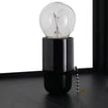 Miniatyrbilde 9 av 10: Gulvlampe Med Hyller Gulvlampe, Innvendig Belysning, E27, Inntil 40W, For Stue/Soverom, Tre, Sort, 26X26X160 Cm