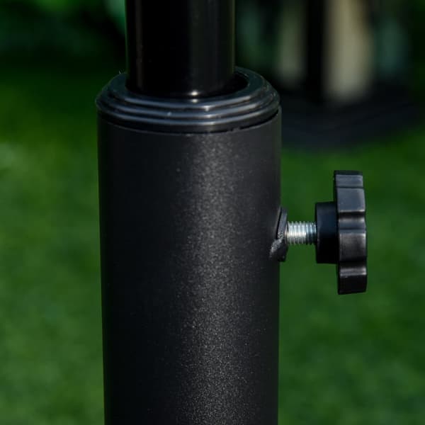 Parasollstativ Paraplystativ Paraplyholder Paraplybase 13 Kg Stativ Paraply Ø35/Ø38/Ø48Mm Plast + Sement Antikk Bronse Ø48 X 34 Cm