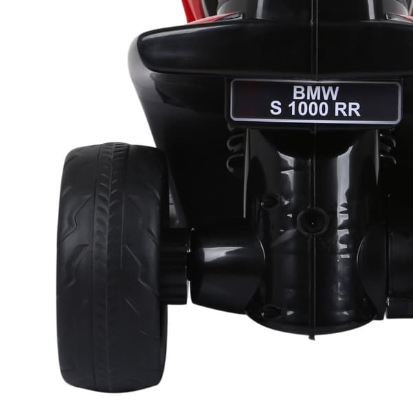 Bmw S1000Rr Lisensiert Elektrisk Trehjulssykkel Barnemotorsykkel Med Batteri, Barnekjøretøy, Stål, Rød, 66X37X44 Cm