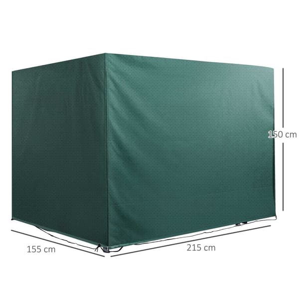 Presenning Beskyttelsesdeksel Vanntett Uv-Beskyttelse 215X155X150Cm