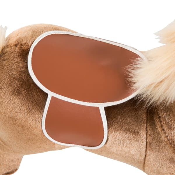 Pehmo Keinuhevonen Ruskea Keinueläinlelu Lasten L74Xl33Xk62Cm