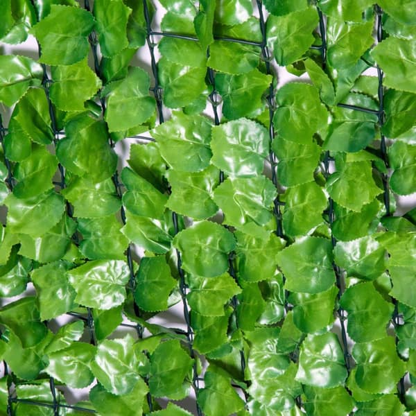 Artificial Hedge Privacy Hekk Uteplass Veggdekorasjon Veggdekorasjon Lysegrønn 300 X 150 Cm