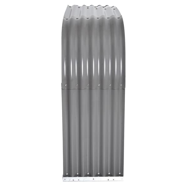 Vedstativ Vedoppbevaring Vedskjul Vedstativ 0,85 M³ Stålgrå 208 X 46 X 112 Cm