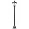 Miniatyrbilde 1 av 10: Solar Hage Lanterne Bane Lys Med Led 40 Lumen Svart 18 X 18 X 160Cm