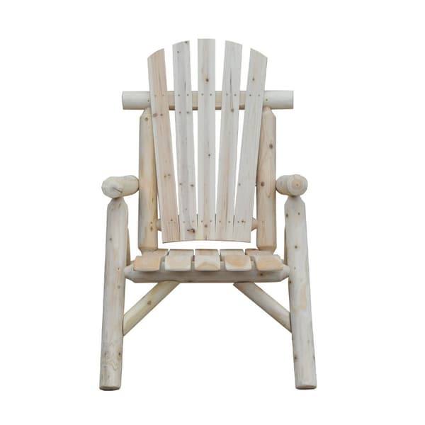 Adirondack Hagestol Hagestol Trestol Høyrygg Med Armlen Naturlig Grantre 83 X 68 X 101 Cm
