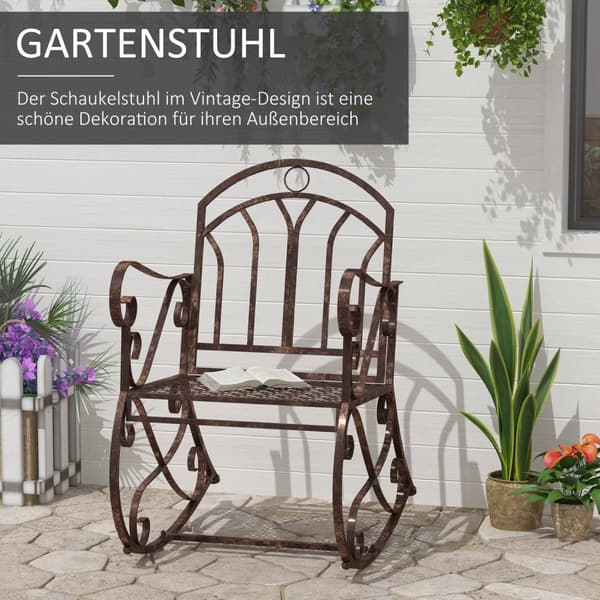 Gyngestol Metall Bronse