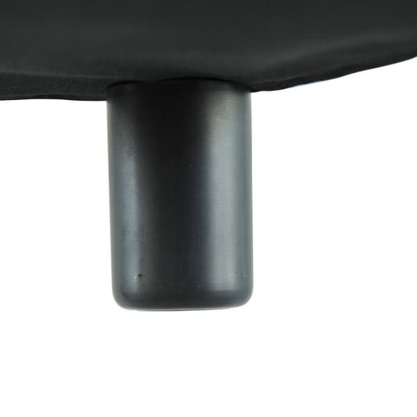 Krakk Chesterfield Benk Laget Av Kunstskinn, Svart, 40X30X24Cm