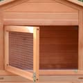 Miniatyrbillede 8 af 10: Rabbit Hutch Xxl Med Udendørs Kabinet Rummeligt Kaninbur, Grantræ Og Metaltråd, 100X68X59Cm