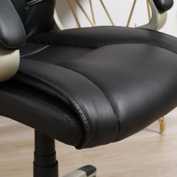 Työtuoli Executive-Tuoli Ergonominen Työtuoli Keinutoiminnolla, Urheilullinen Istuin, Korkea Selkänoja, 70X58X114-124Cm