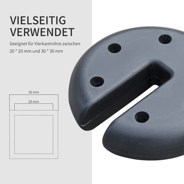Pavilion Vægte Sæt Med 4 Teltvægte Til Base, 2,2 Kg, Sikkert Hold Til Festtelte Og Pavilloner