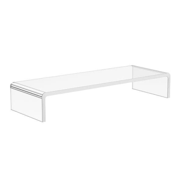 Ergonomisk Bildskärmsstativ Akrylskärmstativ För Bärbar Dator, Dator, Bärbar Dator, Transparent, 53X19X9Cm