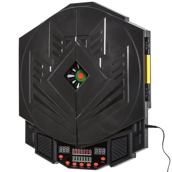 Elektronisk Dartskive Med Dør Inkl. 4 Led 216 Spill 12 Piler Opp Til 8 Spillere Abs + Pp 49 X 54,6 X 5,5 Cm.
